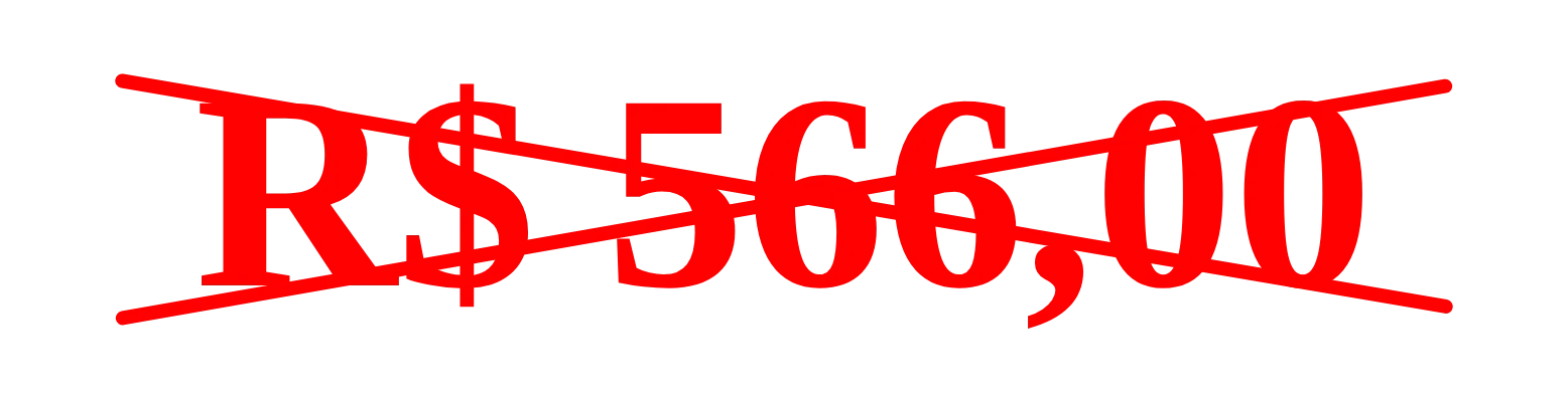 Total do valor entregue NEGRITO